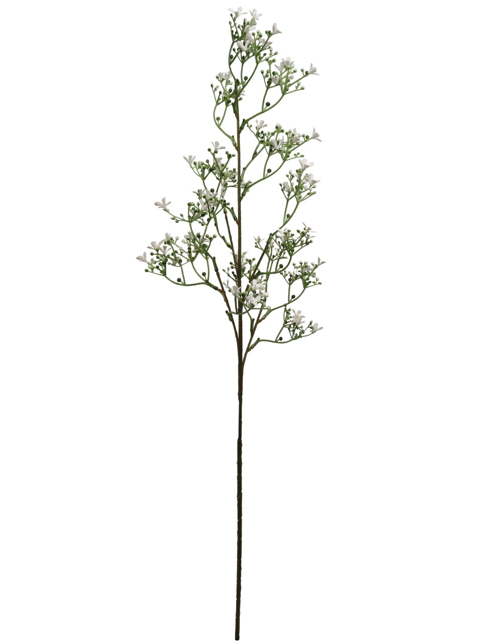 6 Pack 30" White Mini Flower Spray – Faux Small Blossom Stem for Home Décor, Wreaths, Centerpieces, Floral Arrangements